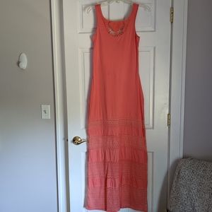 Coral Maxi Dress